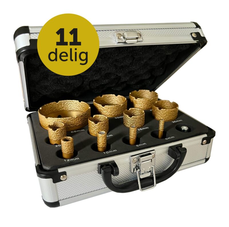 Diamant Tegelboorset 6 tot 68 mm (11-delig)