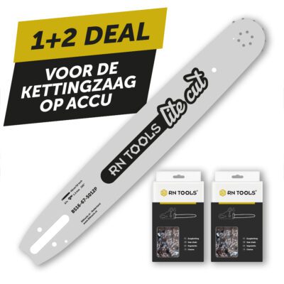 Kettingzaagblad 40 cm .325 1.3 mm LiteCut + 2x Zaagketting - voor Stihl MS261 / MS271 / MS291