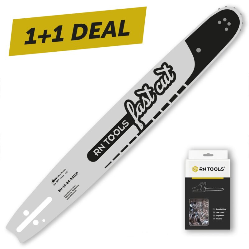 Kettingzaagblad 38 cm .325 1.3 mm FastCut + Zaagketting