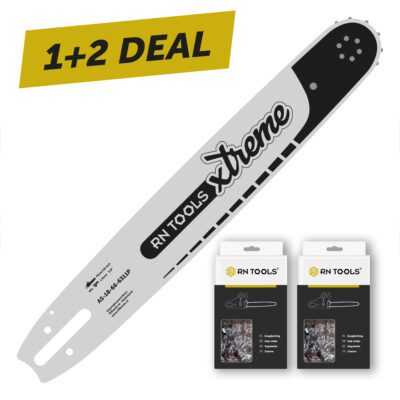 Kettingzaagblad 45 cm 3/8 1.6 mm Xtreme + 2x Zaagketting
