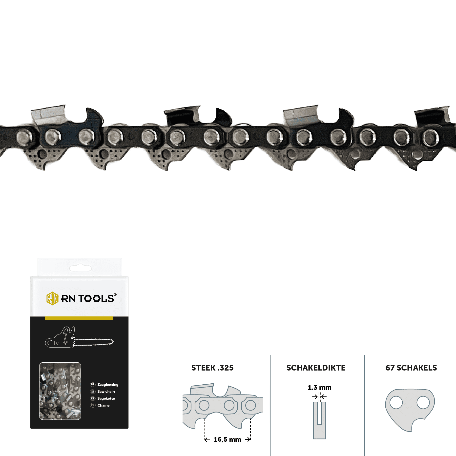 Zaagketting .325 1.3 mm 51 schakels - Afbeelding 2