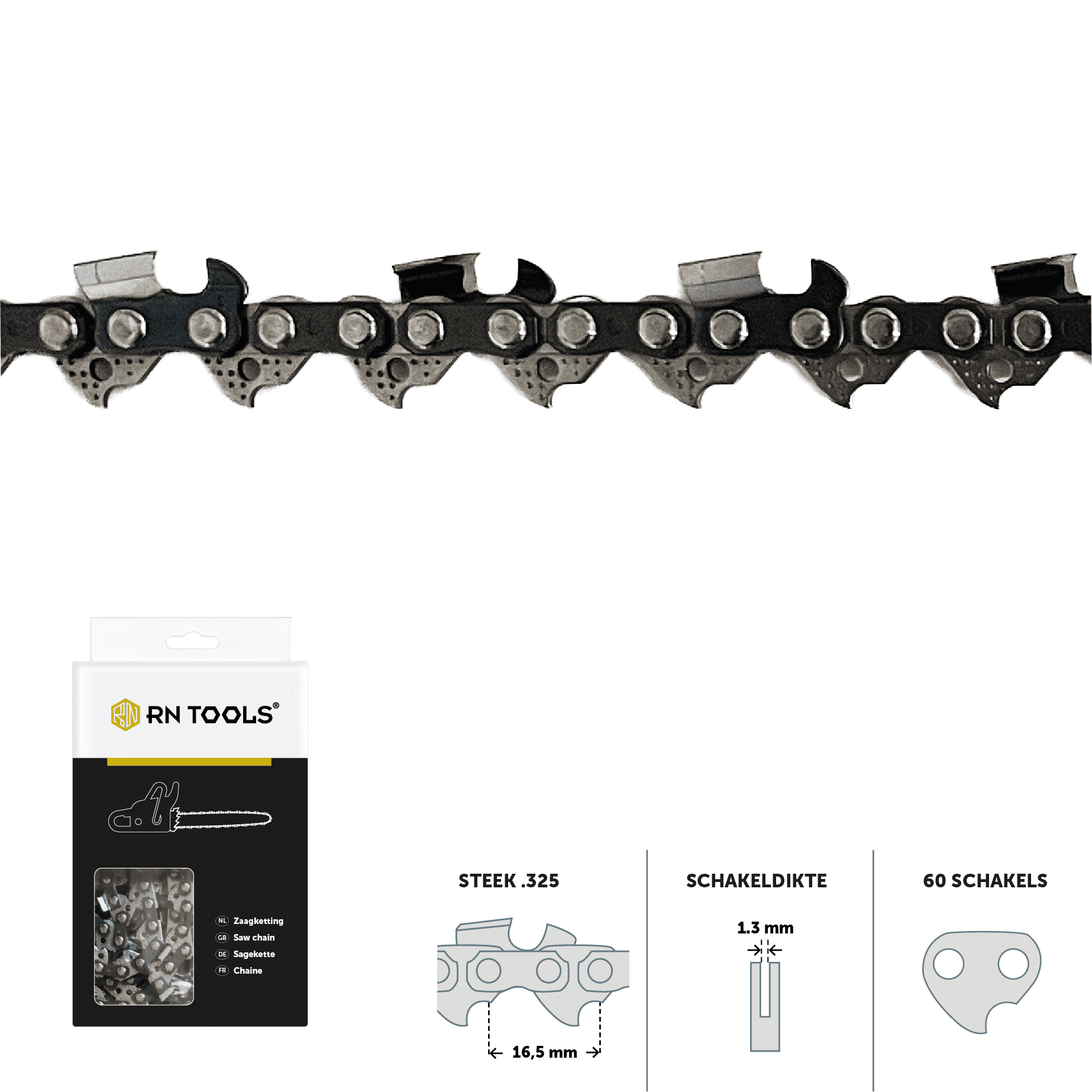 Zaagketting .325 1.3 mm 60 schakels - Afbeelding 2