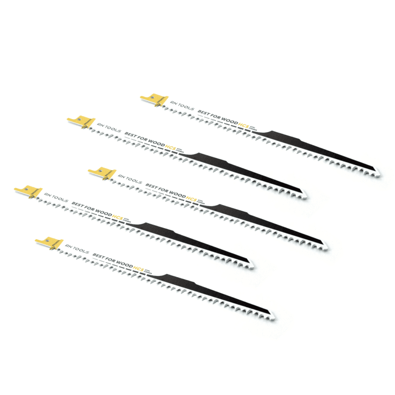 Reciprozaagblad 240 mm HCS (5 stuks)