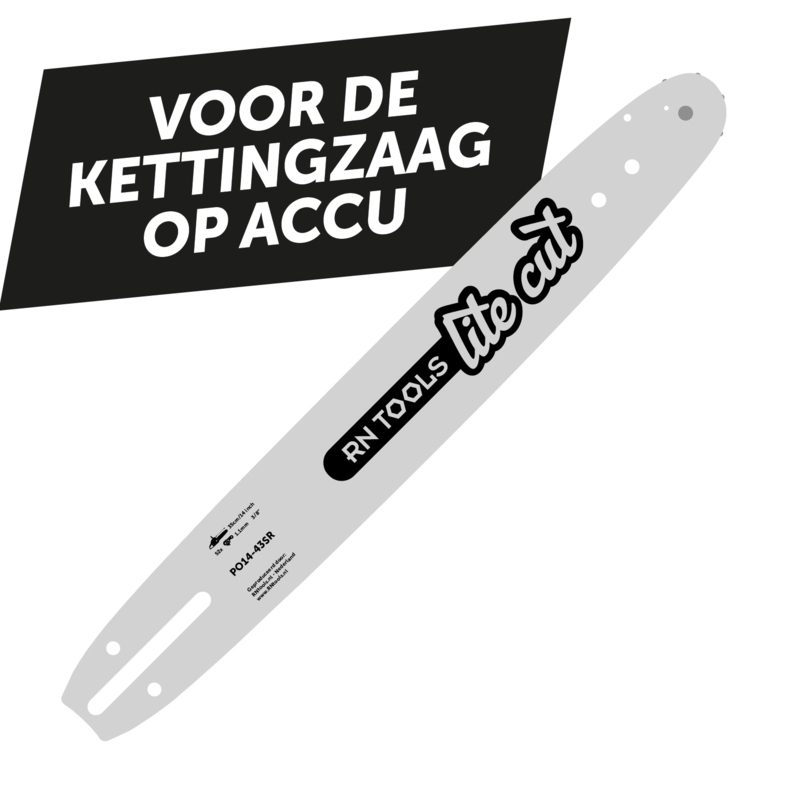 Kettingzaagblad 35 cm 3/8 1.1 mm LiteCut - Accu kettingzaag