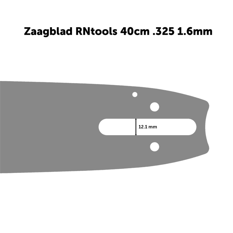 RNtools kettingzaagblad aansluiting Xtreme 40cm .325 1.6