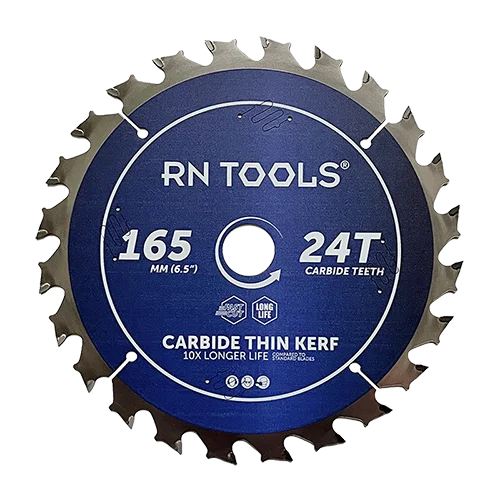 Cirkelzaagbladen 165 mm - Hout, Metaal & Trespa (3-delig) - Afbeelding 2